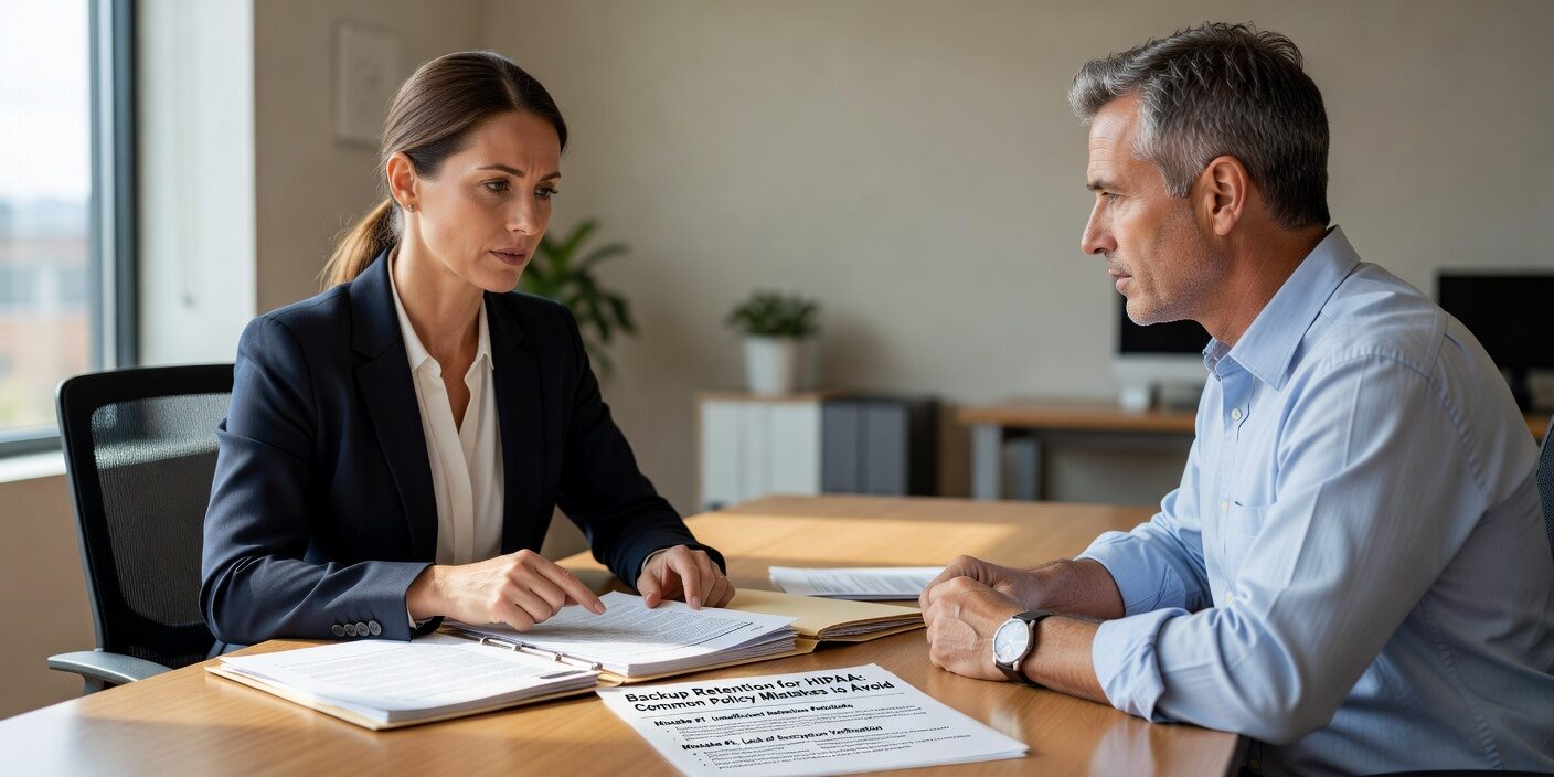 Learn how to avoid common backup retention policy mistakes in healthcare. Understand HIPAA requirements vs state laws for medical record retention.