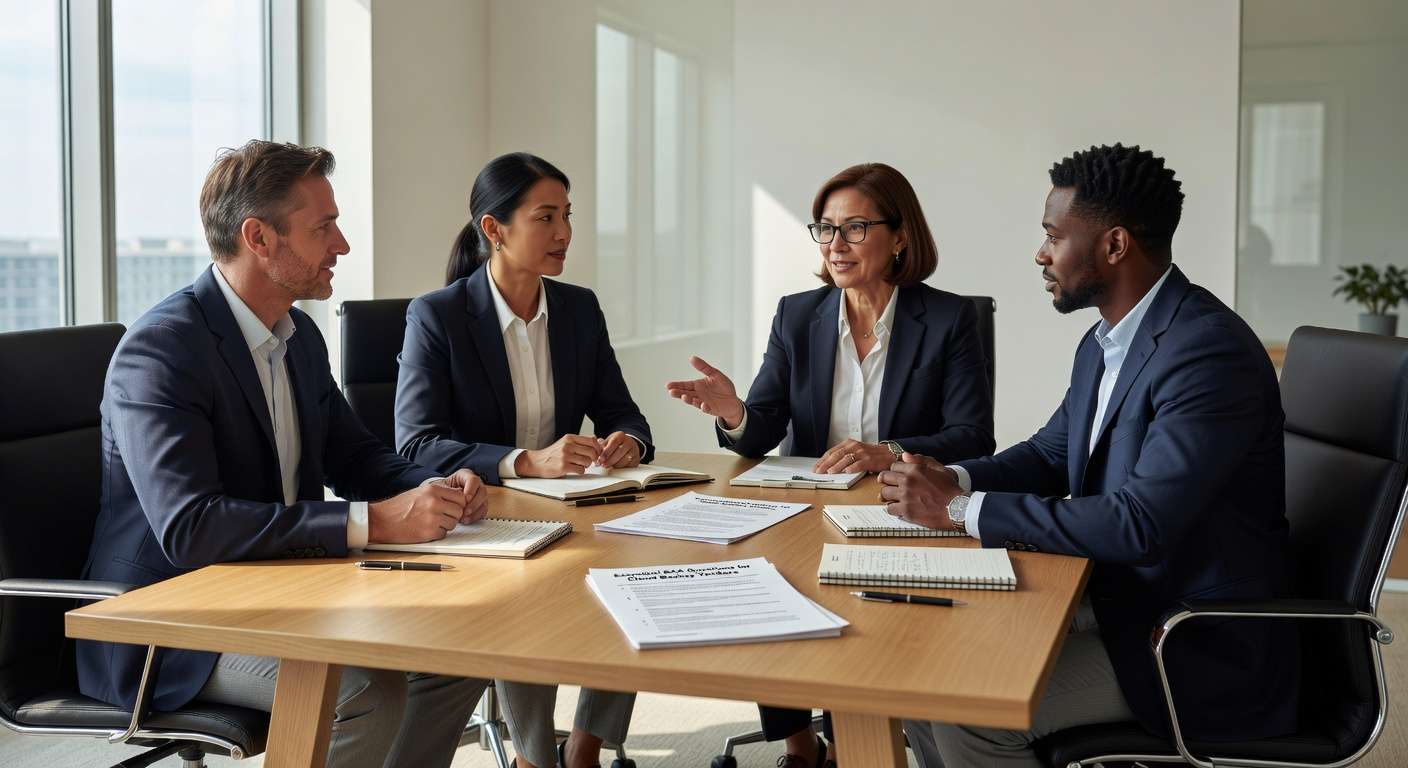 Essential questions to ask cloud backup vendors about BAA terms, HIPAA compliance requirements, and security protections for healthcare practices.