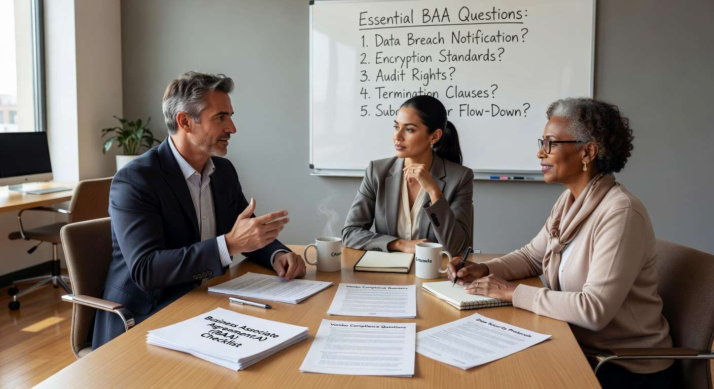 Essential questions to ask cloud backup vendors before signing a BAA. Protect patient data with proper security audits and compliance verification.