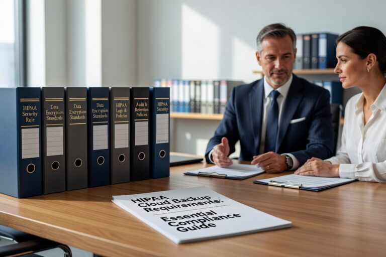 Learn essential HIPAA cloud backup requirements for healthcare practices. Comprehensive guide covers technical safeguards, retention policies, and compliance documentation.
