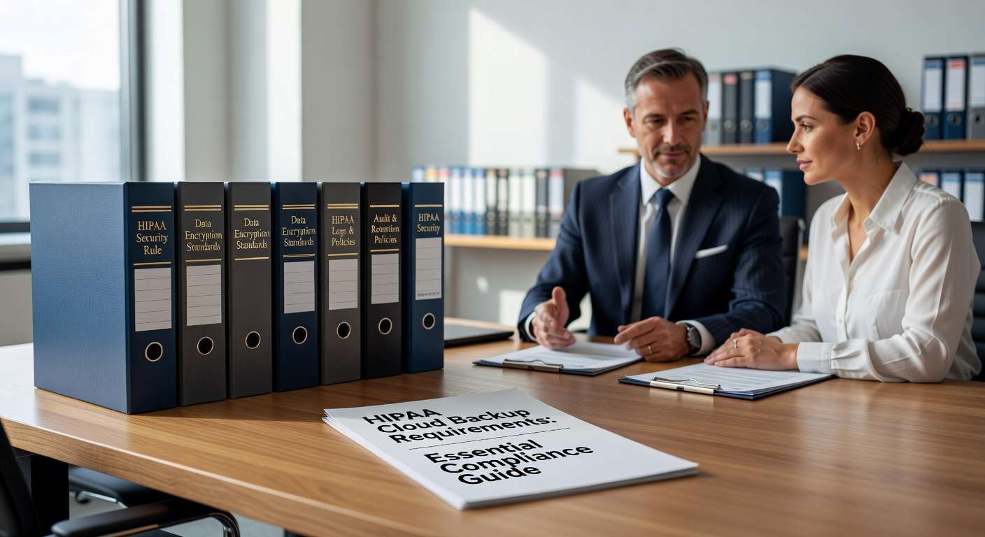Learn essential HIPAA cloud backup requirements for healthcare practices. Comprehensive guide covers technical safeguards, retention policies, and compliance documentation.