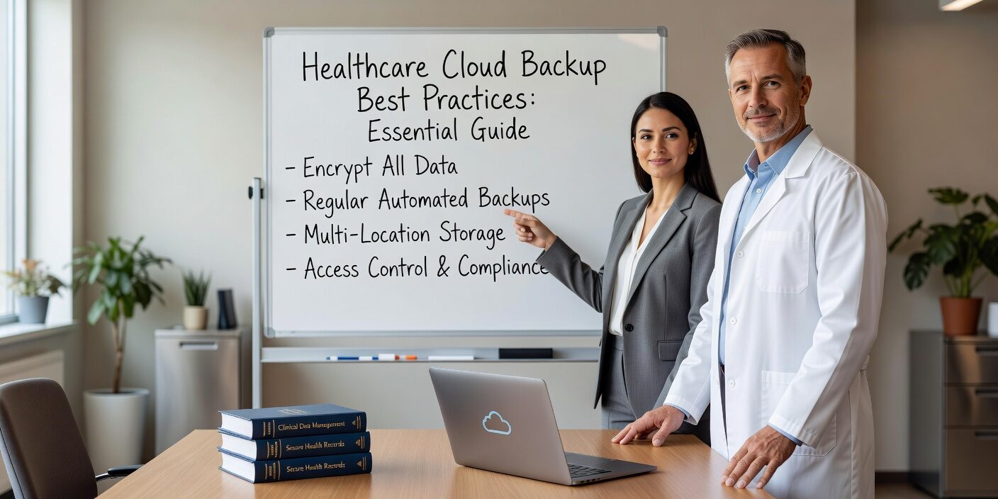 Learn essential healthcare cloud backup best practices for HIPAA compliance, including testing protocols, retention policies, and ransomware protection.
