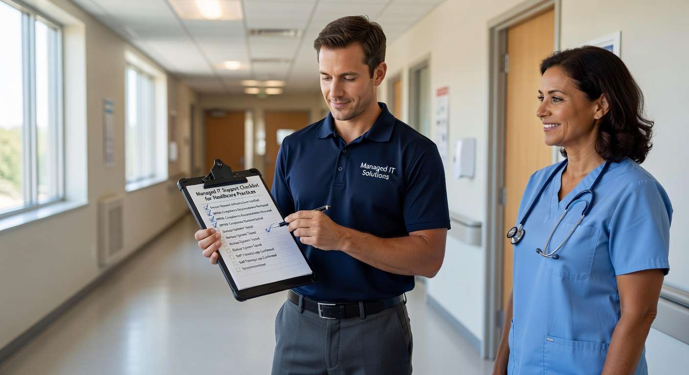 Essential checklist for community health centers and field-based medical teams to ensure HIPAA compliance through device encryption, vendor management, and risk assessment.