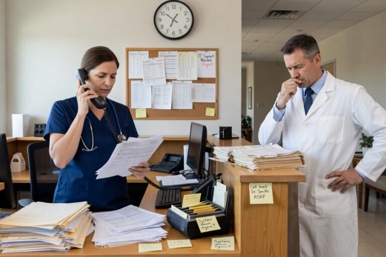 Discover key warning signs that indicate your medical practice needs professional IT support to prevent downtime, security risks, and compliance issues.