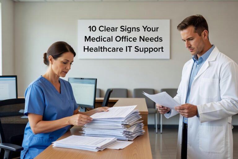 Recognize the warning signs that indicate your medical practice needs professional IT support, from system failures to security risks and staff workarounds.