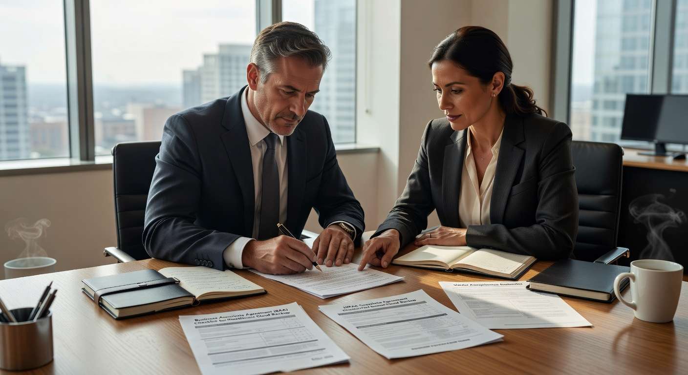 Essential checklist for evaluating Business Associate Agreements with cloud backup vendors. Learn security, compliance, and data protection requirements for healthcare practices.