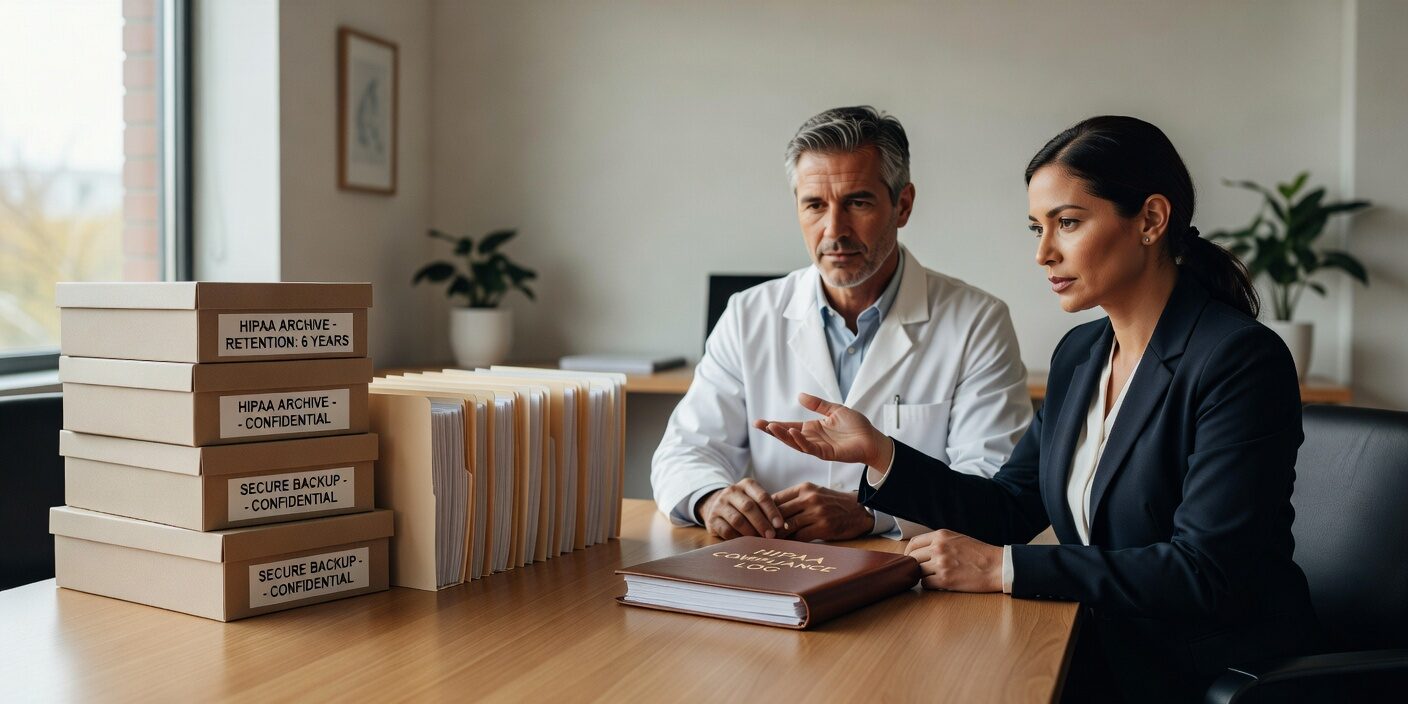 Backup Retention for HIPAA: How Long Is Long Enough? Featured Image Learn how long medical practices must retain backups for HIPAA compliance. Understand state vs federal requirements and create cost-effective retention policies.