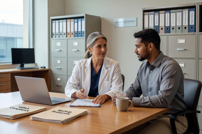 Learn essential HIPAA backup requirements including encryption, testing, documentation, and vendor selection to protect patient data and avoid compliance violations.