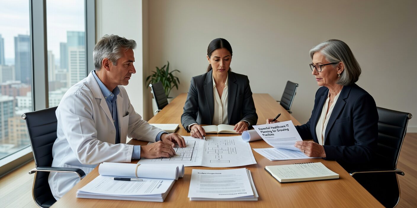 Essential technology roadmap planning for growing medical practices. Learn to avoid common IT mistakes, build scalable systems, and train staff effectively.