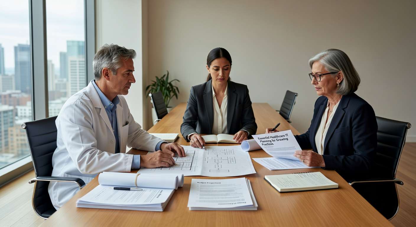 Essential technology roadmap planning for growing medical practices. Learn to avoid common IT mistakes, build scalable systems, and train staff effectively.