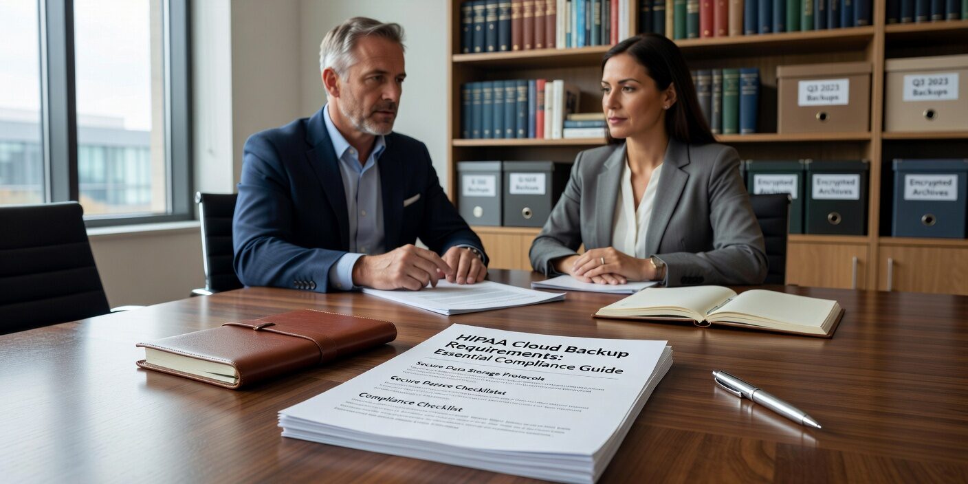 HIPAA Cloud Backup Requirements: Essential Compliance Guide Featured Image Learn the essential HIPAA cloud backup requirements for 2024, including the 72-hour recovery standard, encryption requirements, and compliance steps for healthcare practices.