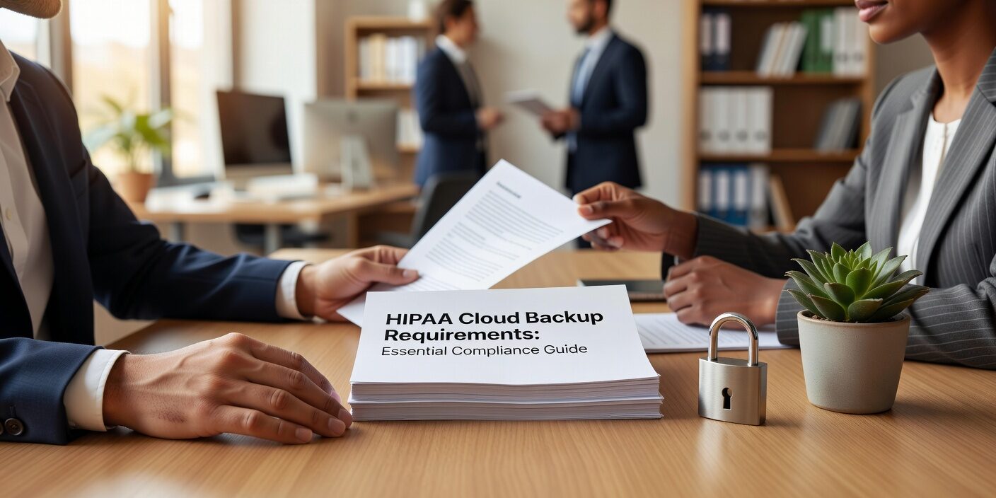 Essential HIPAA cloud backup requirements for healthcare organizations including encryption standards, retention periods, and compliance best practices.
