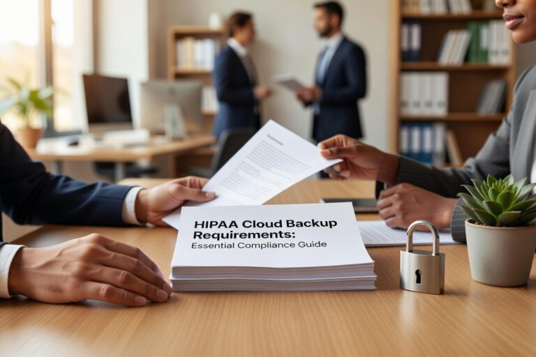 Essential HIPAA cloud backup requirements for healthcare organizations including encryption standards, retention periods, and compliance best practices.