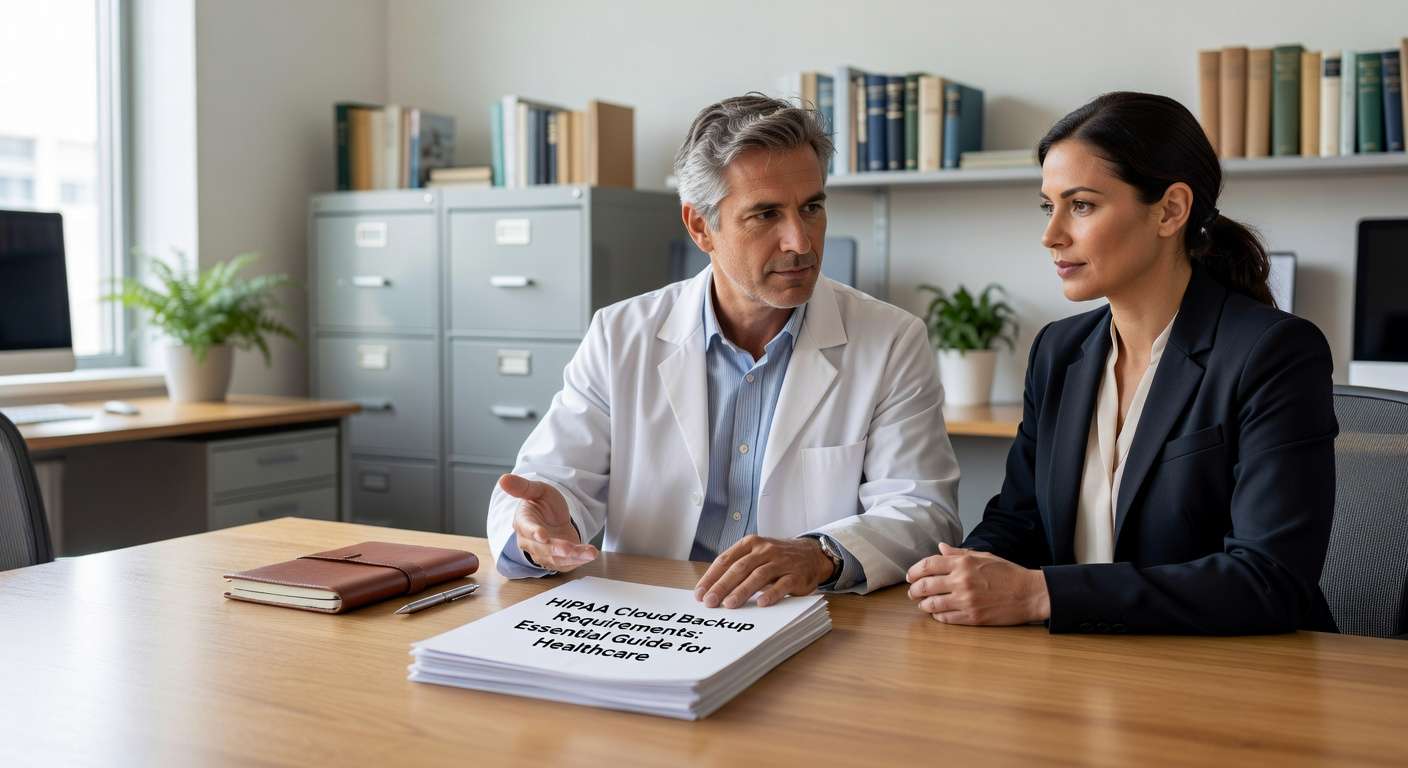Learn essential HIPAA cloud backup requirements for healthcare practices. Understand technical safeguards, administrative controls, and compliance best practices.