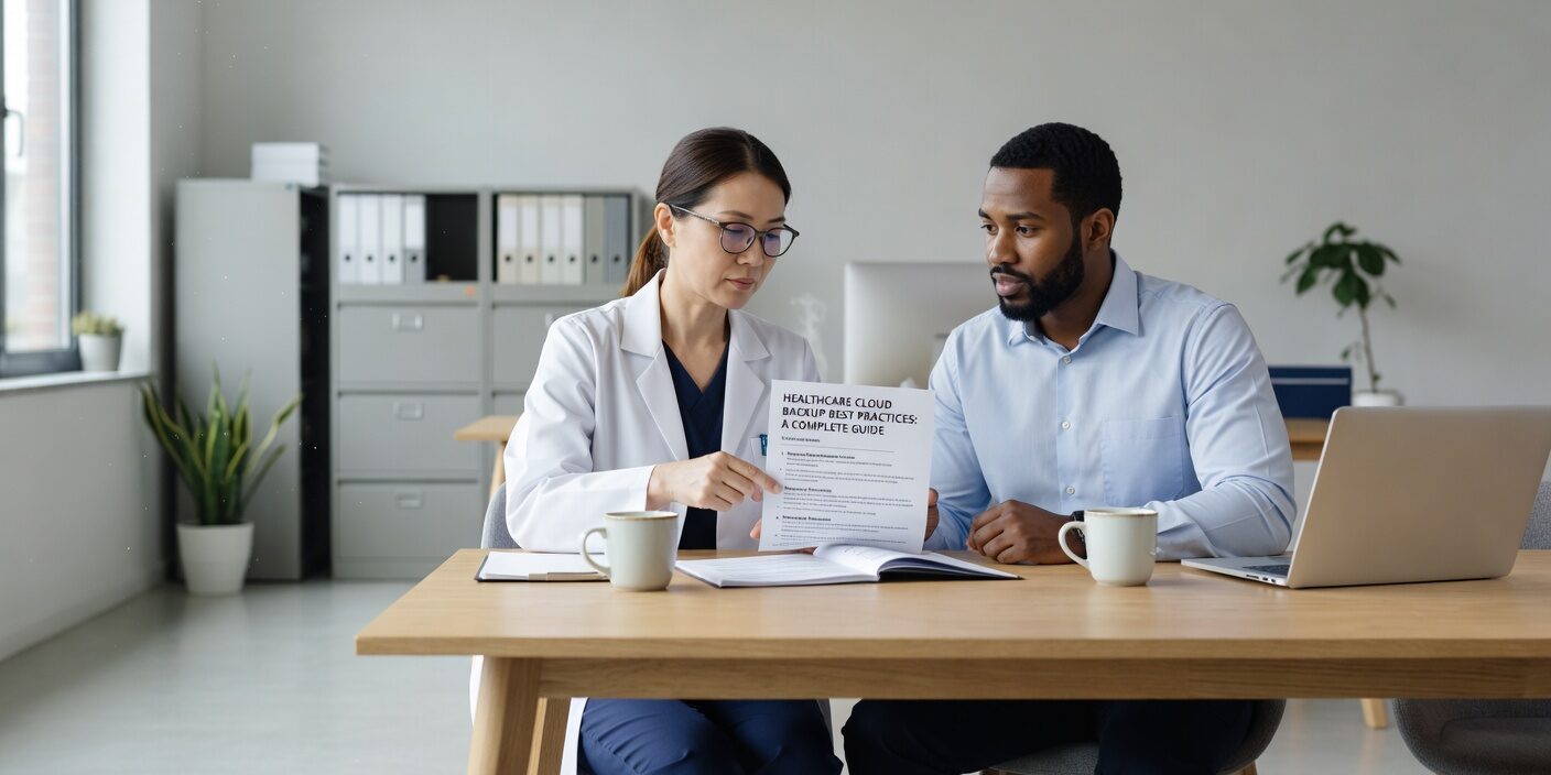 Healthcare Cloud Backup Best Practices: A Complete Guide Featured Image Learn essential healthcare cloud backup best practices for medical offices. Covers HIPAA compliance, testing procedures, retention policies, and security controls.
