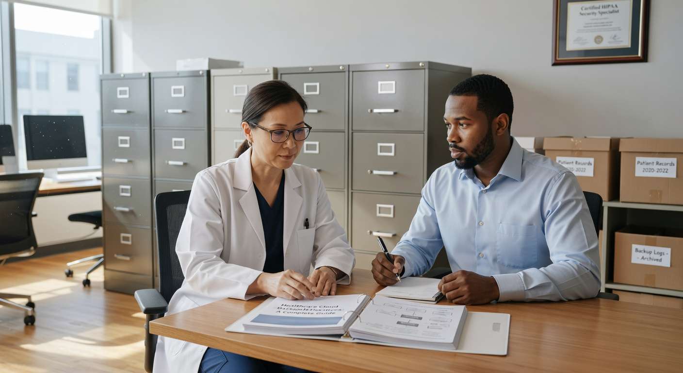 Learn essential healthcare cloud backup best practices for HIPAA compliance, ransomware protection, and business continuity in medical practices.