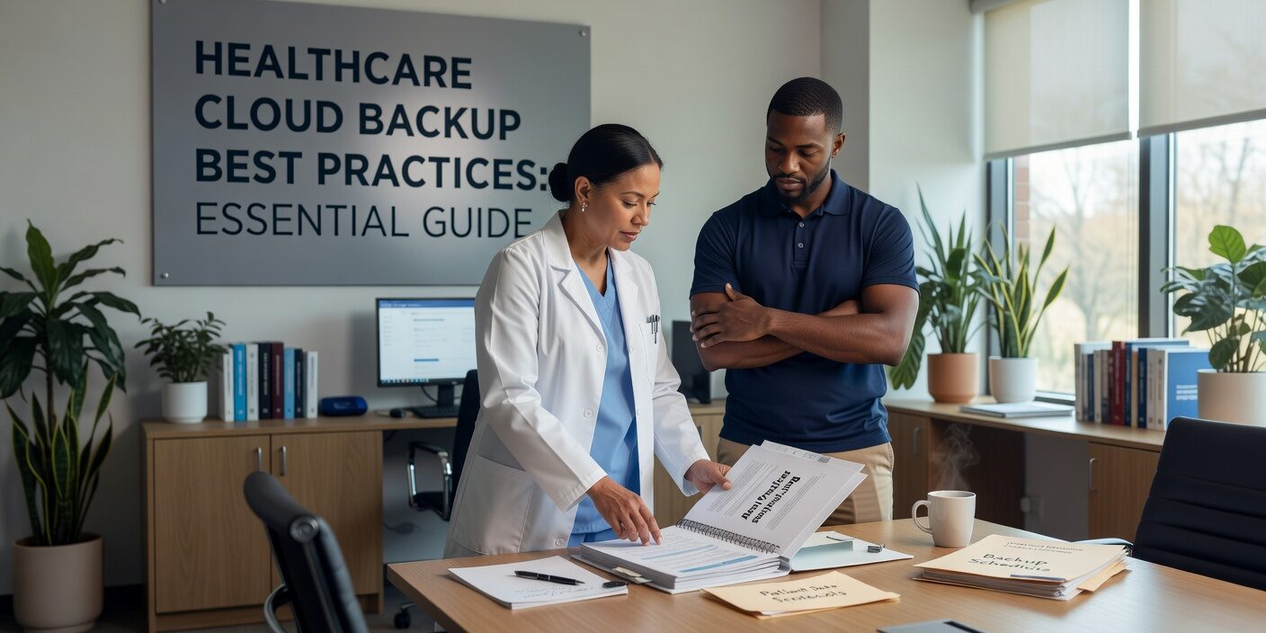 Essential healthcare cloud backup best practices for medical practices. Learn HIPAA compliance requirements, ransomware protection, and data retention strategies.