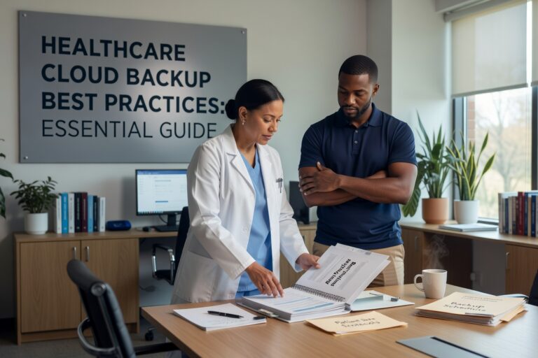 Essential healthcare cloud backup best practices for medical practices. Learn HIPAA compliance requirements, ransomware protection, and data retention strategies.