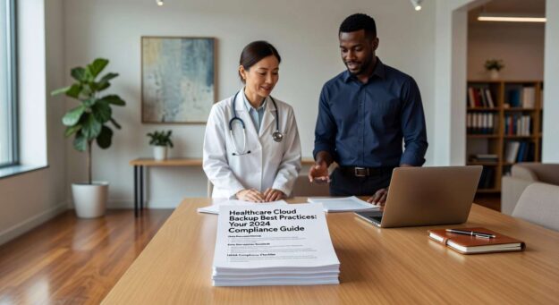 Essential healthcare cloud backup best practices for HIPAA compliance. Learn retention policies, vendor selection, and testing requirements for medical practices.