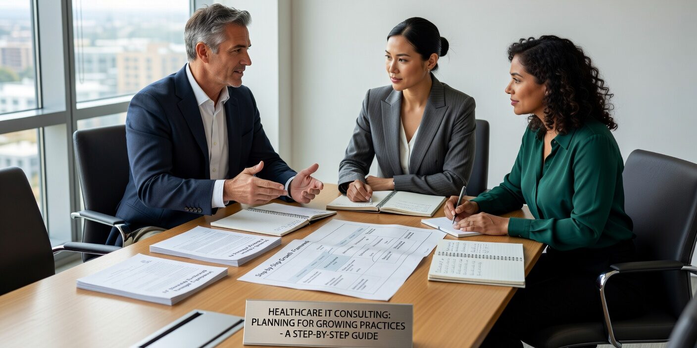Healthcare IT Consulting Planning for Growing Practices: A Step-by-Step Guide Featured Image Essential steps for healthcare IT consulting planning for growing practices. Learn to build scalable infrastructure, choose the right EHR, and implement security frameworks for multi-location success.