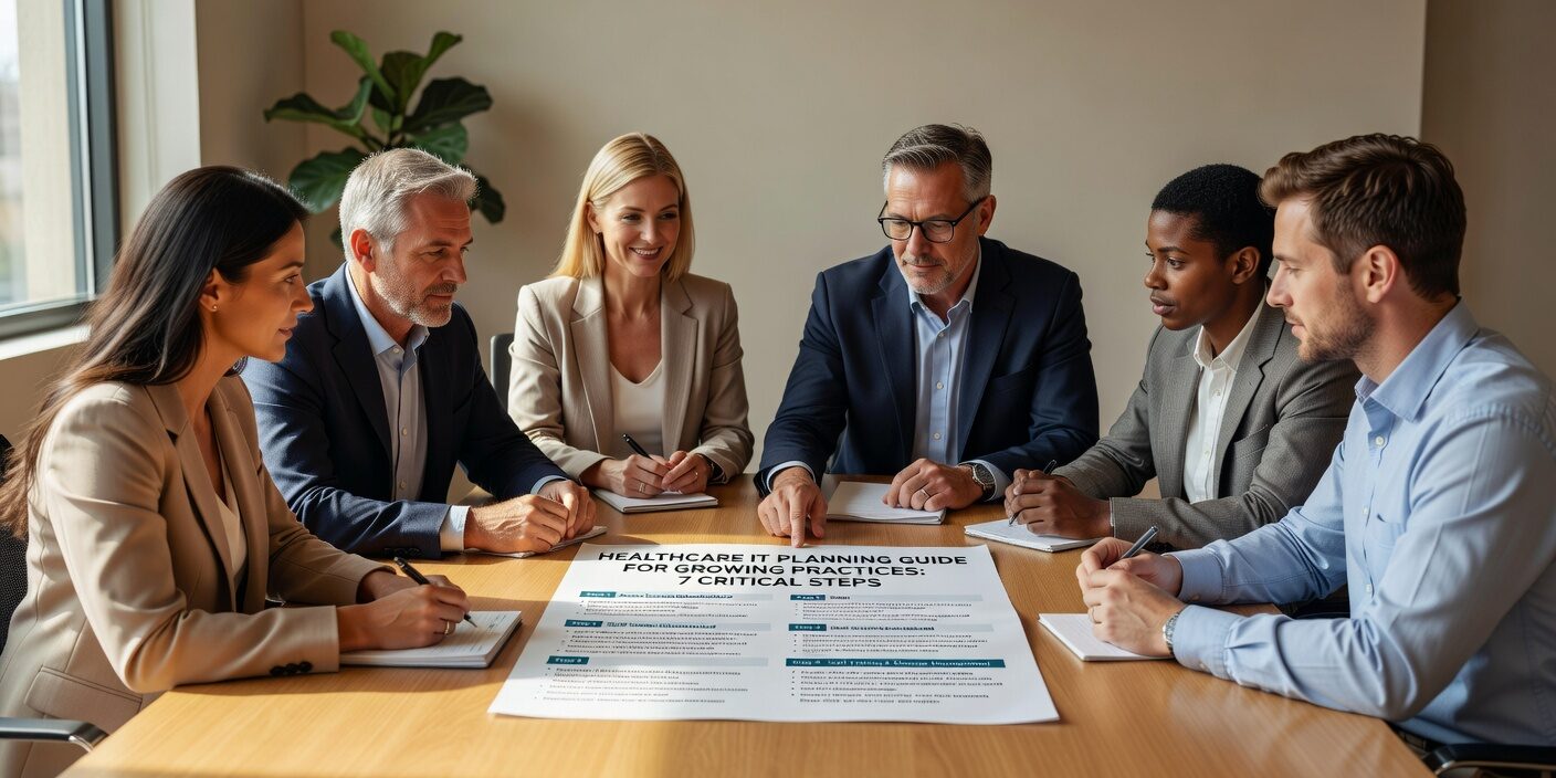 Essential healthcare IT planning steps for growing medical practices. Learn infrastructure, compliance, and integration strategies for successful practice expansion.