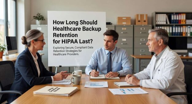 Learn HIPAA backup retention requirements for healthcare practices. Discover how long to keep medical data backups and create compliant retention policies.