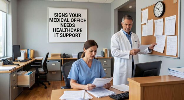 Learn the warning signs that indicate your medical practice needs professional IT support. From security gaps to productivity issues, recognize when to get help.