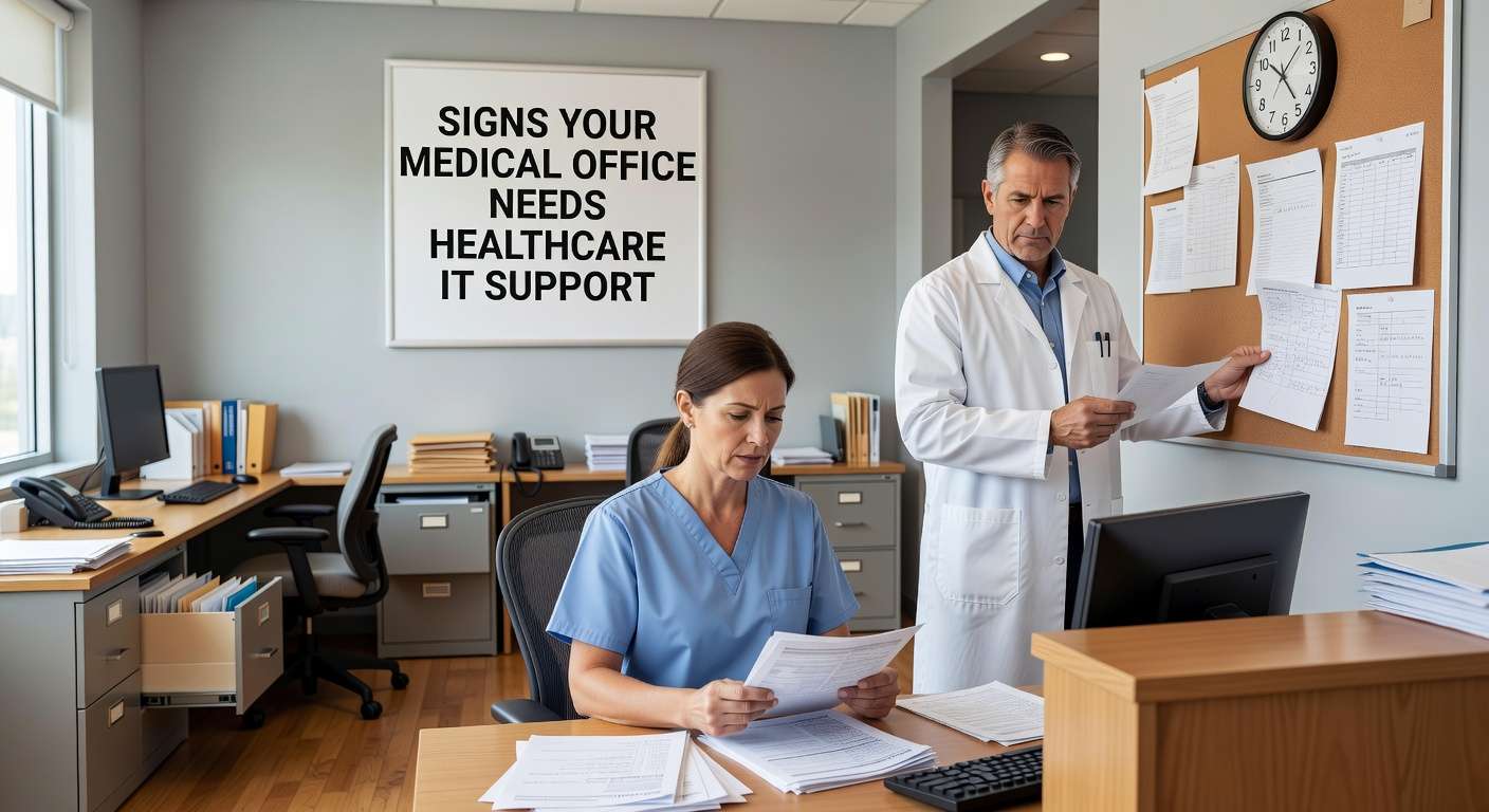 Learn the warning signs that indicate your medical practice needs professional IT support. From security gaps to productivity issues, recognize when to get help.