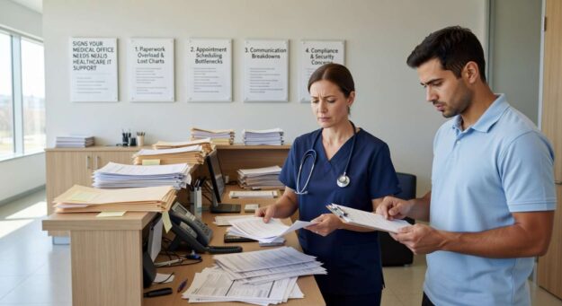 Discover key warning signs that indicate your medical practice has outgrown basic IT support and needs professional healthcare technology assistance.