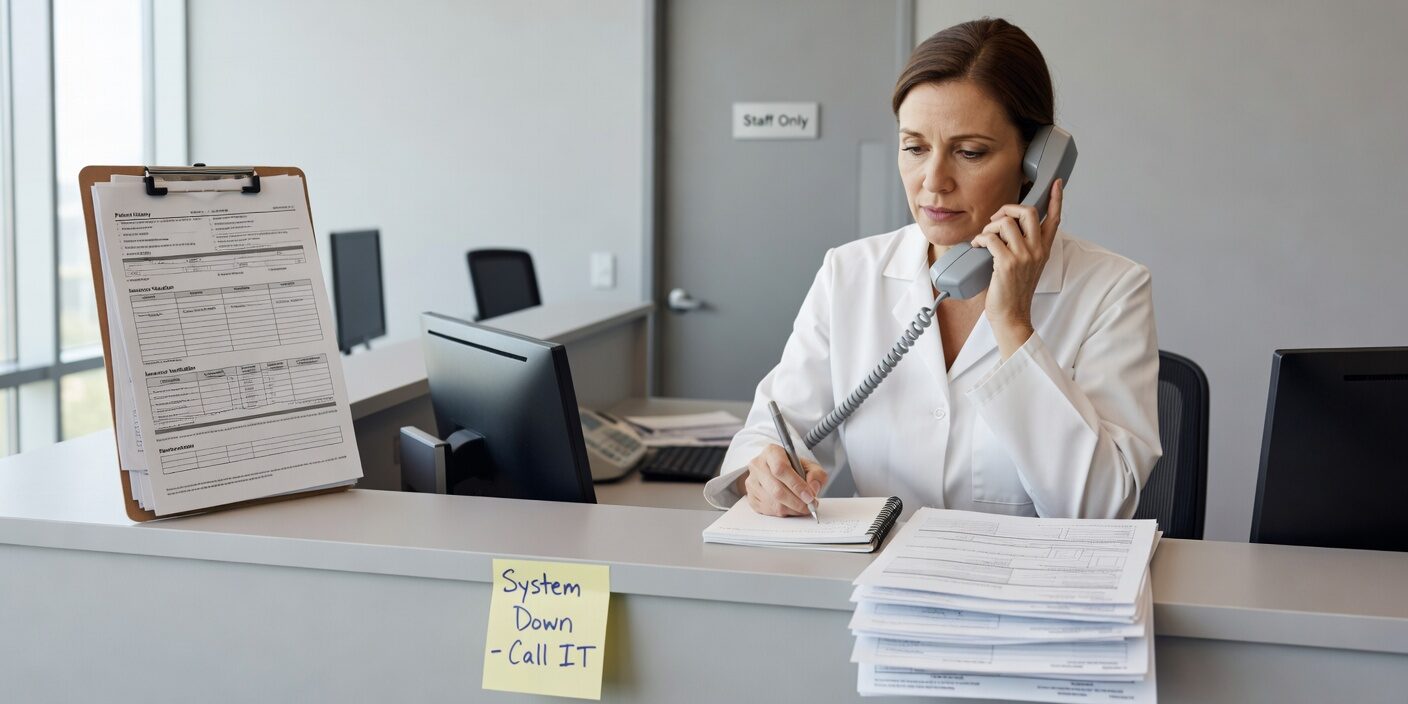 Signs Your Medical Office Needs Healthcare IT Support Featured Image Discover the key warning signs that indicate your medical practice needs professional healthcare IT support to prevent downtime and protect patient data.