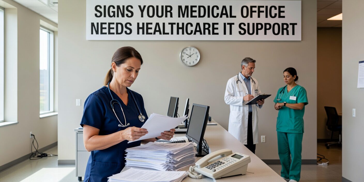Recognize the warning signs that your medical practice has outgrown basic IT support and needs specialized healthcare technology management.
