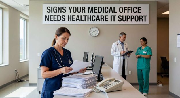 Recognize the warning signs that your medical practice has outgrown basic IT support and needs specialized healthcare technology management.