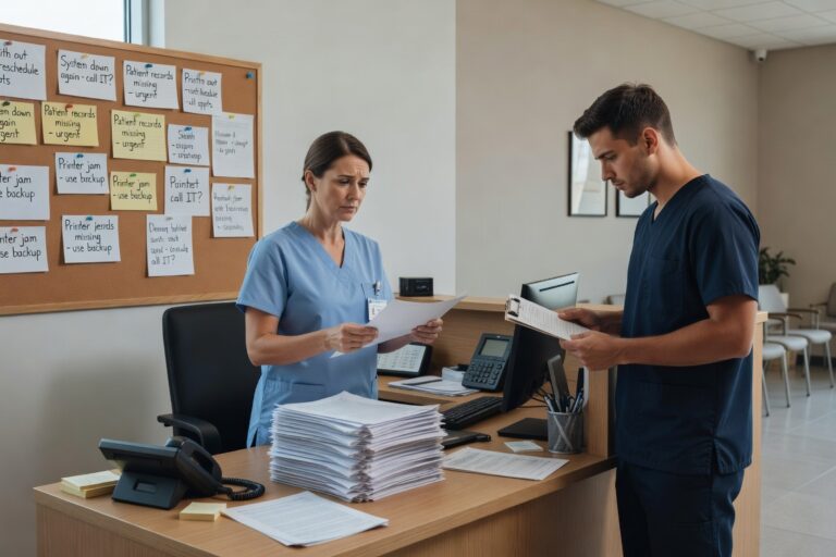 Learn to identify when your medical practice has outgrown DIY IT. Recognize key warning signs affecting patient care, security, and staff productivity.