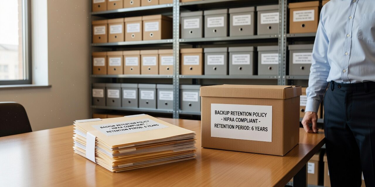 Backup Retention for HIPAA: How Long Is Long Enough? Featured Image Learn how long medical practices must keep backups under HIPAA, how retention differs from archiving, and how to build a compliant written retention policy.