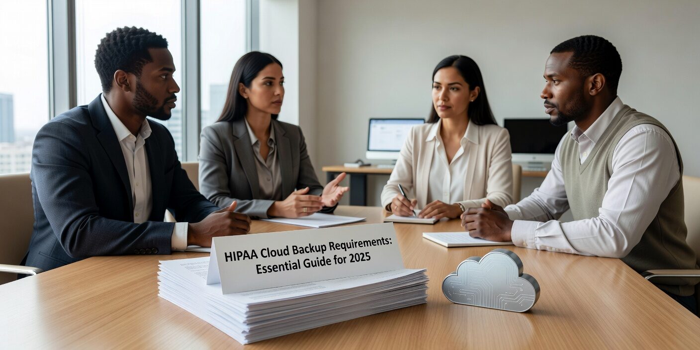 Essential guide to HIPAA cloud backup requirements for 2025. Learn encryption standards, BAA requirements, testing procedures, and compliance best practices.