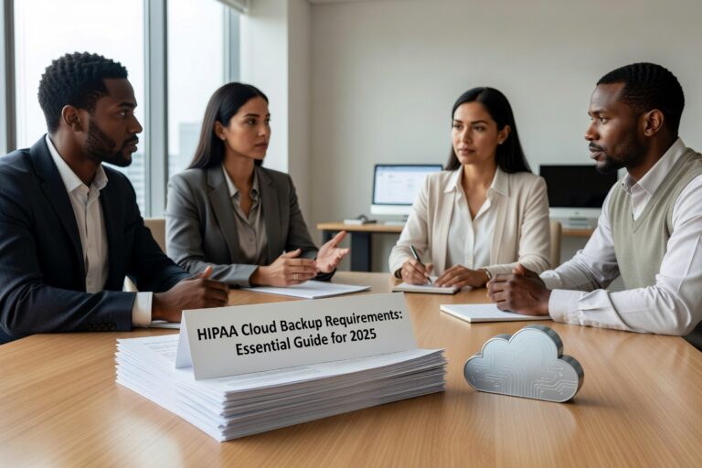 Essential guide to HIPAA cloud backup requirements for 2025. Learn encryption standards, BAA requirements, testing procedures, and compliance best practices.