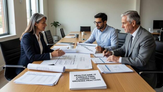 Learn essential IT planning strategies for growing medical practices. Practical guidance on prioritizing technology projects, vendor management, and compliance.